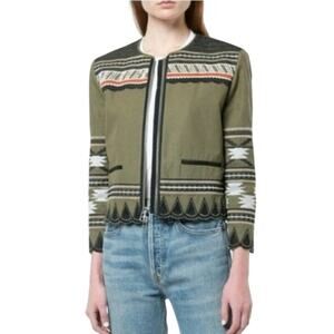 VERONICA BEARD MIRASOL BEADED JACKET, SIZE S